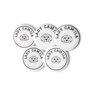 Set of pin buttons